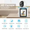 Caméra WIFI double caméra avec écran 2.8 pouces 1080P, Audio bidirectionnel, appel vidéo AI, moniteur bébé, caméra de sécurité CCTV V380Pro