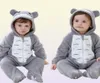 Baby Onesie Kigurumis Boy Girl Infant Romper Totoro Costume Gray Pajama With Zipper Winter Clothes Toddler Cute Outfit Cat Fancy 23787009