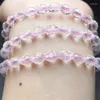 Bracelets à maillons en quartz rose naturel, perles de seau, mode de guérison, personnalisé pour hommes et femmes, bijoux en pierres précieuses, cadeau pour amoureux, 1 pièces