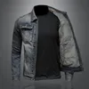 Herr Retro Classic Denim Jacket Autumn Street Trend Handsome Riding Windproect Clothing High Casual Lapel 240105