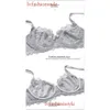 Victoria Sexy Lace Bra Thin Comfortable bow Plus size women's lingerie Sponge Free bra set