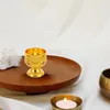 Tek kullanımlık fincan pipetler 6 adet Buda için Buda için atalar Salon Küçük Budizm Kupası Tapınağı Su Tutucu Gözlükleri Sunum Malzemeleri Goblet