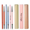 Slim Eyebrow Pencil Private Label Cosmetics Eye Brow Enhancers Makeup Infällbar penna Anpassad grossistbulk 60st 240106