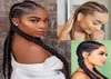 Dilys Lace Front Wigs Braided Wigs For Black Women Synthetic Cornrow Braids Lace Wigs with Baby Hair Box Braids Wig 28 inch2950412