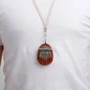 Party Favor Ly Mini Kalimba Trä tum Piano 8 Tone Gecko Keys Mahogny Musical Instrument för nybörjare