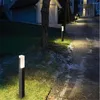 Vattentät LED Garden Lawn Lamp Modern Aluminium Pillar Light Outdoor Courtyard Villa Landscape Pollards