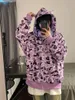 Summer sunscreen jacket statement thin hoodie women's fan leopard print sweatshirt Harajuku fashion brand casual loose y2k coat 240106