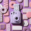 2023 Fujifilm Instax Mini 12 كاميرا فورية أزهار باستيل اللون الأزرق النعناع الأخضر الطين الأبيض أرجواني 5 ألوان 240106