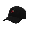 Ball Caps LDSLYJR 2024 Katoen Fruit Aardbei Borduren Pet Baseball Cap Verstelbare Snapback Hoeden voor mannen en vrouwen 64