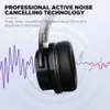 Koptelefoon voor mobiele telefoons Cowin Bluetooth-hoofdtelefoon met actieve ruisonderdrukking Draadloze Bluetooth-headset Over-ear stereo met microfoonLF