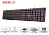 Imice Gaming Keyboard Imitation Mechaniczna klawiatura Podświetlenie English Gamer Keyboard Klawiatura USB Keyboard Computer5155243