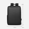 Mochila para laptop antifurto, mochila escolar à prova d'água com carregamento USB para homens, bolsa de viagem de negócios, design 240106