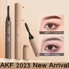 A K F Eyebrow Dying Pomade Cream Pencil Watertproof Natural Longing Lätt att färga ögonfoder Hairfe Pen Makeup Cosmetic 240106