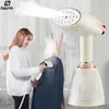 Andra hälsovårdsapparater Portable Steam Iron for Clothes Handhållen plagg Steamer 1500W Electric Vertical Steam Iron for Travel Mini Clothing Steamer J0107