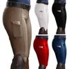 Damenhosen, Leggings, Hosen, Damen, dünn, Reißverschluss, modisch, Retro-Leggings, Hip-Lift-Reithose, Reiten, Outdoor, Reitsport