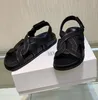 cowhide pure original thick soled sandals Black style Caligae Handmade leather woven beach shoes Summer style