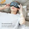 JXP Compress Eye Massage with Heat Vibration Sleep Mask Air Pressure Blackout 3D 3 In 1 Charger Dry Eye Massager Instrument 240106