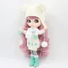 DBS DBS Blyth Doll 16 Toy BJD Joint Body Mix Pink Hair Hair White Boint Body Goming 16 30cm Nude Doll Anime 240105