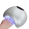 Senaste 48W UV LED -lampgel nagel torktumlare sfärisk vit ljus UV -naglar lampor härdningsmaskin polsk319