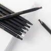12 stks/doos Haozhuang Waterdichte Wenkbrauwpotlood Bruin Cosmetische Pen Natuurlijke Langdurige Tattoo Brush Make-Up Set Schoonheid 240106