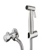 Pulvérisateur de robinet de Bidet à main en acier inoxydable, ensemble de pulvérisateur de toilettes pour salle de bains, pomme de douche 2009253823860