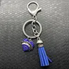 Porte-clés strass incrusté en forme de coeur en métal SIGMA GAMMA RHO pendentif porte-clés sororité société bijoux bricolage gland porte-clés