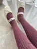 Dames Sokken Catwalk Modieus Kousen Koreaanse Fans Klassiek Splicing Panty Panty Bovenkleding Verschijnen Dun Gebreid Thermisch Vrouw