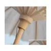 傘のブライダルウェディングパラソルホワイトペーパー傘の美容チャイニーズミニクラフト傘の直径60cm卸売ドロップ配信DHZKD