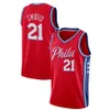 Sixer Phi 3 21 0 Allen Iverson Joel Embiid Basketball Jersey Tyrese Maxey Philadelphias Julius Erving Retro Jersey