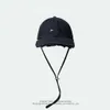 Jacquemes Hyunya Same Style Rubbed Baseball Hat Womens Tassel Sunscreen Duck Tongue with Wind Rope