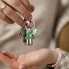 Schlüsselanhänger Schlüsselanhänger grüner Hut Anhänger Fob dekorieren Stpatrick's Day für Festival Rucksack Zinklegierung Charm Frauen