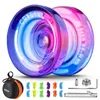 MAGICYOYO Plástico Doble Función Yo-yo K2 Crsytal Gradient Yoyo 240105