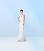 Elie Saab 2019 Nowe sukienki wieczorowe jasnoniebieski klejnot klejnot szyi formalna sukienka balowa koronkowe koraliki imprezowe suknie 4166790