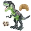 Interaktiva leksaker för barn Remote Control Electronic Dinosaur Toy ABS Walking Dinosaurs Simulation Spray Christmas Gift LJ20110234Y