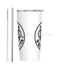 Insulated Tumbler with Straws Gun Vacuum Coffee Mugs Office Home Car Bottle Cup 240106