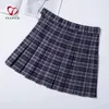 Fashion Women Skirt Preppy Style Plaid Skirts High Waist Chic Student Pleated Skirt Harajuku Uniforms Ladies Girls Dance Skirts 240105