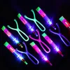 Rocket Party Fun 50/100pcs Light Toys Toy Band Rubber Flying Amazing Light Gift LED Toy Catapult Helicopter 240105