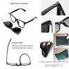 TR90 On men Magnetic women Magnet Clip Optical Myopia glasses Frame with 5 Sunglasses lens Y200619259q