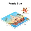 Giocattoli di intelligenza Nuovo 20 pezzi Montessori Puzzle 3D Cartoon Animal Veicolo Puzzle in legno Gioco Apprendimento precoce Giocattoli educativi per bambini 24327