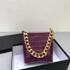 High quality fashion classic Designers Palmetto Triple Chain Bag Handbag Shoulder Bags Medium female brown black red