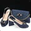 Dress Shoes Doershow Beautiful Style Italian With Matching Bags African Women And Set For Prom Party Summer Sandal SRE1-4