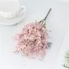 Flores decorativas 13cm 34cm mini grama de milho cena de flor de noiva com sala de estar interior cozinha pingente decoração falsa