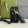 Lüks çanta tasarımcısı omuz çanta alt kol altı deri moda klasik çanta çoktan seçmeli iyi mektup kadın crossbody siyah cüzdan