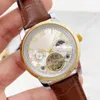 Reloj de lujo para hombre de marca superior Tourbillon reloj mecánico automático reloj con esfera de fecha y día regalo para hombre reloj de alta calidad