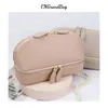 Borsa per cosmetici personalizzata Trucco da viaggio per donna in pelle pu con custodia per gioielli 2 in 1 Pochette da donna 240106