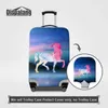 Accessories Travel Accessories Diamond Unicorn Luggage Protective Cover For 1830Inch Trunk Galaxy Universe Design Waterproof Dustproof Covers