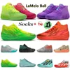 Laufschuhe Grundschule Rick Morty Buzz City Kinder Lamelo Ball MB.02 MB.01 Herren Basketballschuhe Unc Iridescent Dreams Trainer Sport Sneakers Größe 35-46