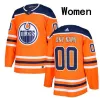 Edmonton Uomo Donna Youth Oilers Maglie da hockey 55 Dylan Holloway 18 Zach Hyman 91 Evander Kane 13 Jesse Puljujarvi 56 Kailer Yamamoto 22 Tys