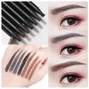 12 Wit Wenkbrauwpotlood Cosmetische Penborstel voor Oogschaduw Natuurlijke Langdurige Tattoo Tint Waterdichte Wenkbrauw Make-up Set Schoonheid 240106