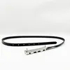 Bälte för Woman Fashion Needle Smooth Buckle Letters Design Womens Belts äkta Cowhide Top Quality279K